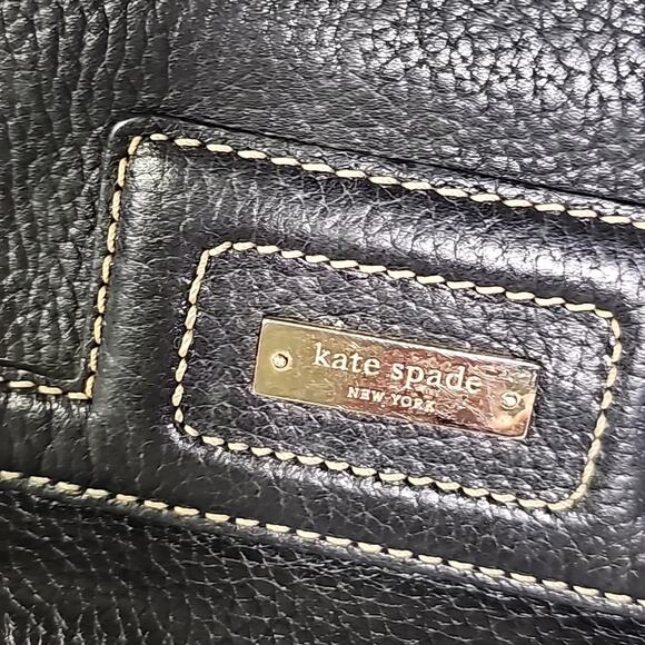Kate Spade Black Pebble Leather Shoulder Bag - Picture 2 of 10